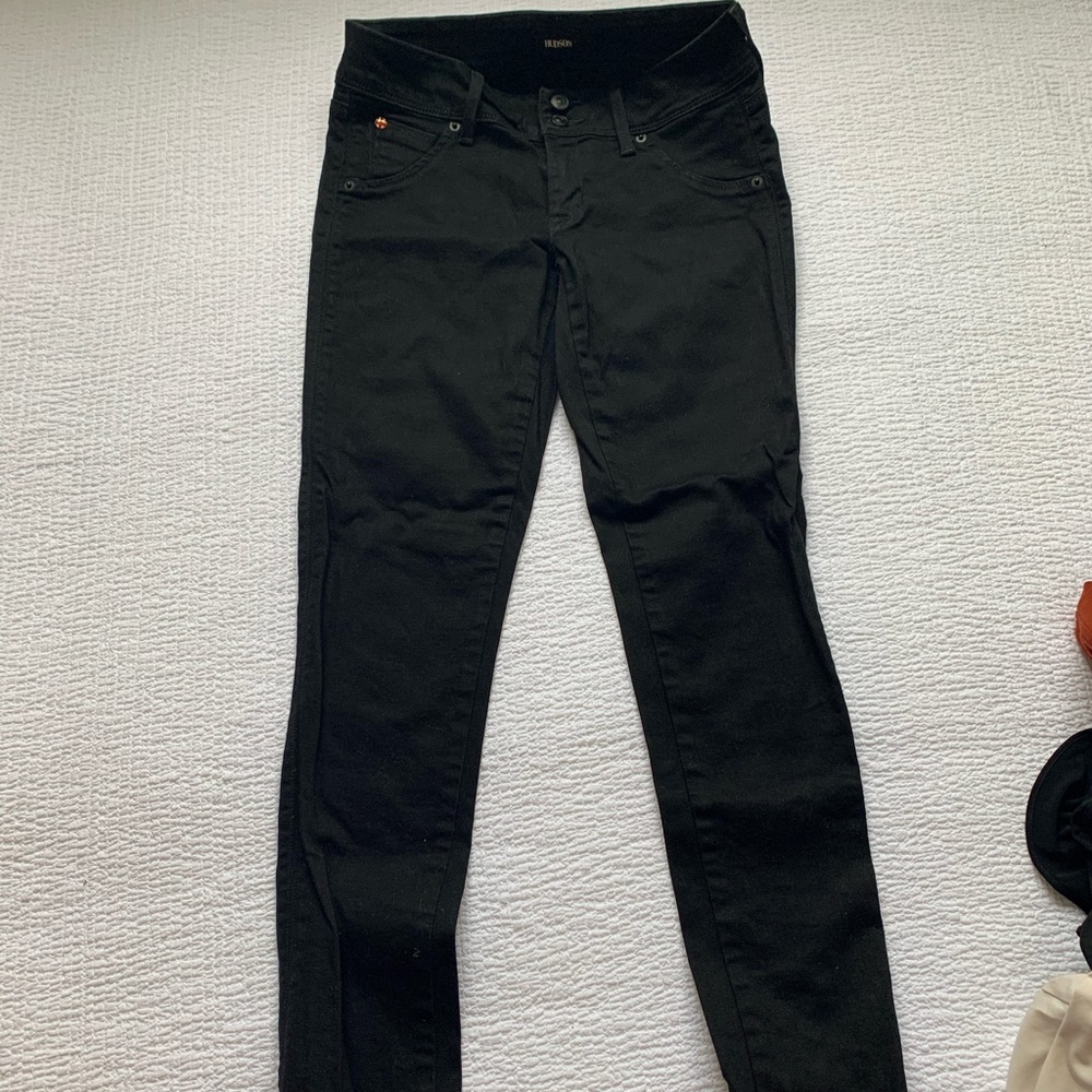 Hudson Straight Leg Mid-Rise Jeans